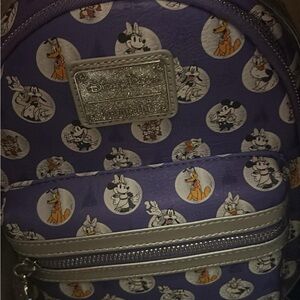 Loungefly Purple Disney Mini Bag NWOT